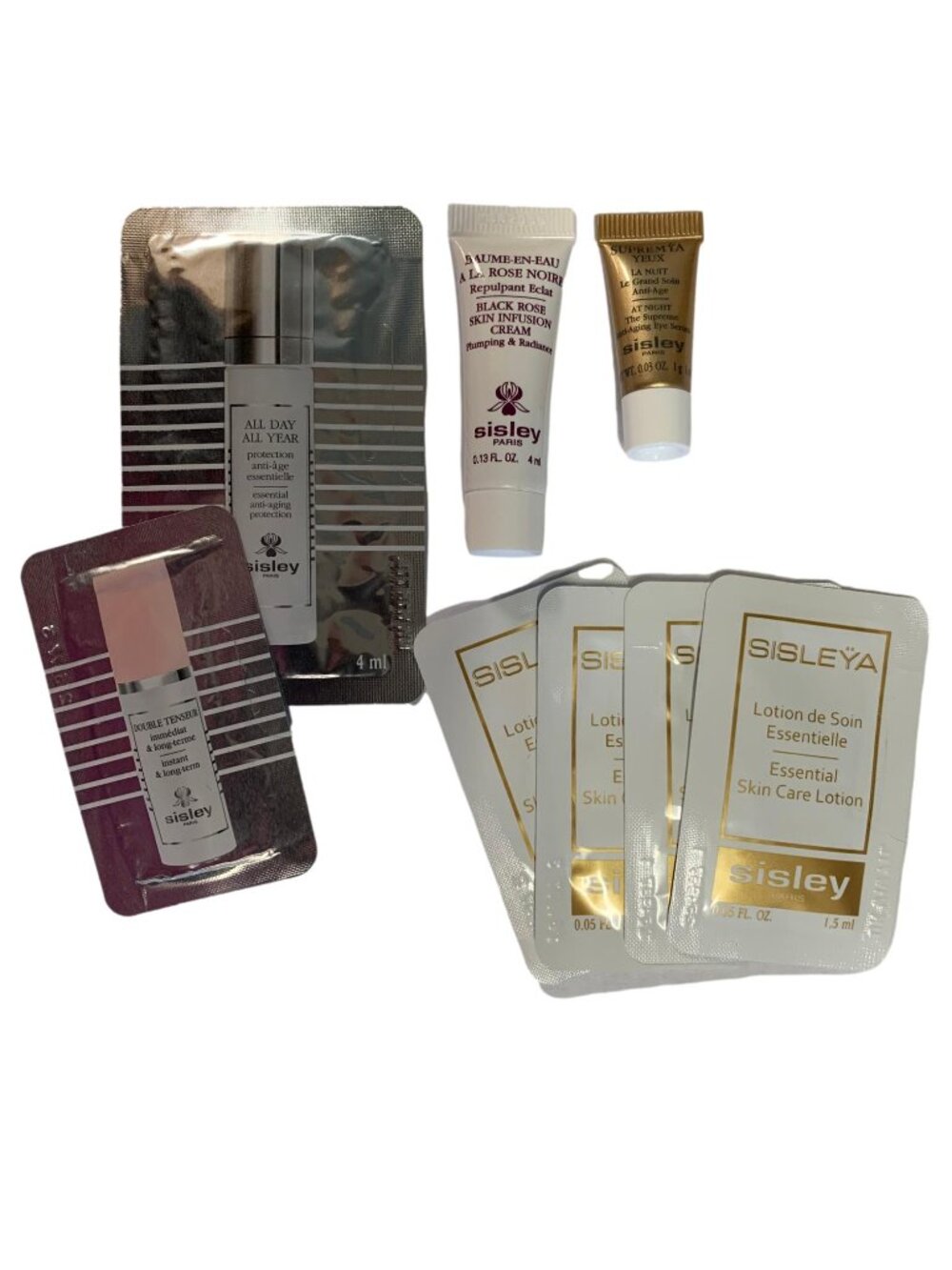 Sisley 8 Piece Skincare Set Black Rose, Eye Serum & Lotion